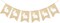 Burlap Rabbit Banner Garland – Easter & Spring Home Party Decor